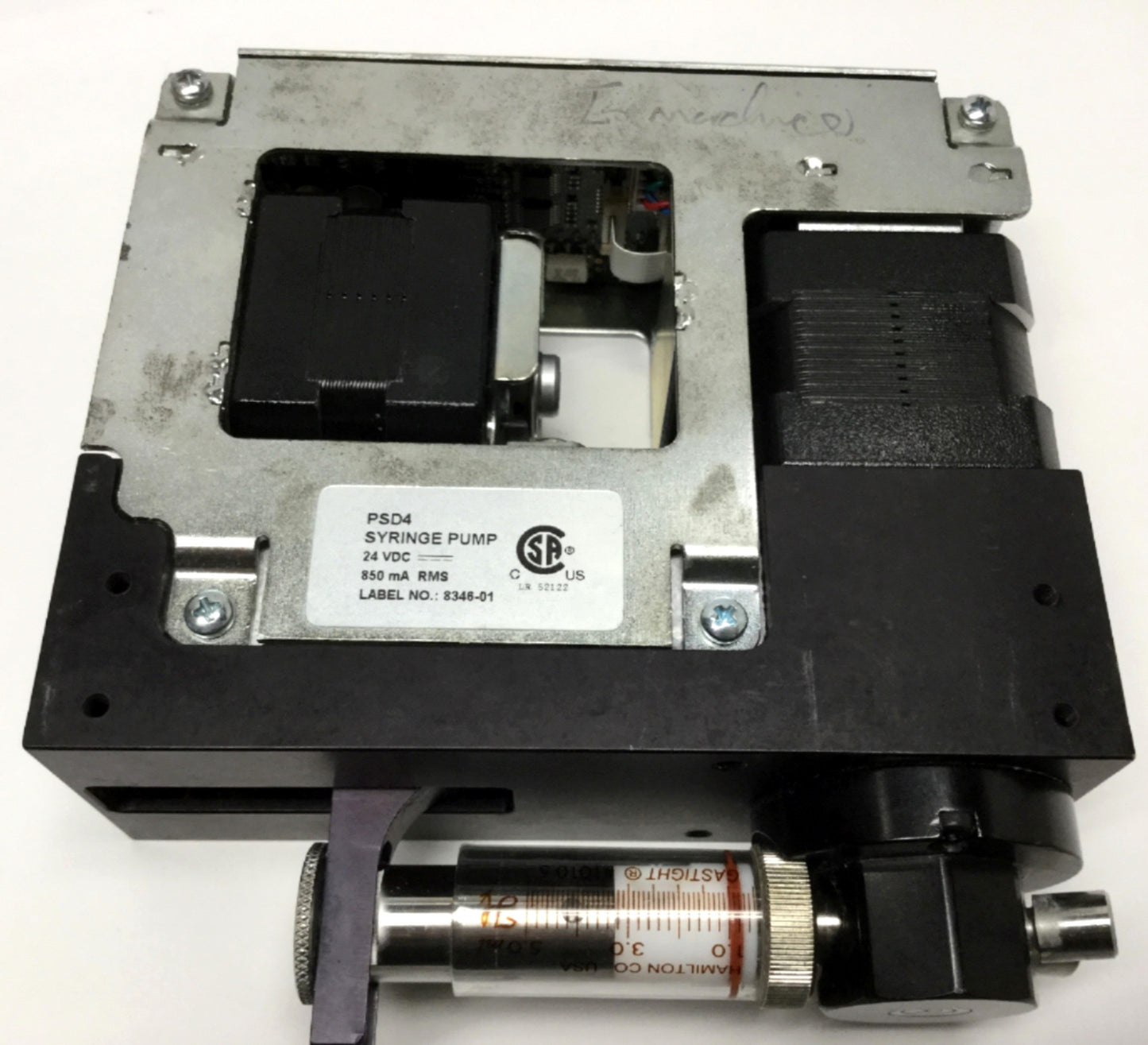 Used Hamilton PSD/4 Microlab Precision Drive Syringe Pump 24VDC, RS232/485 or CAN