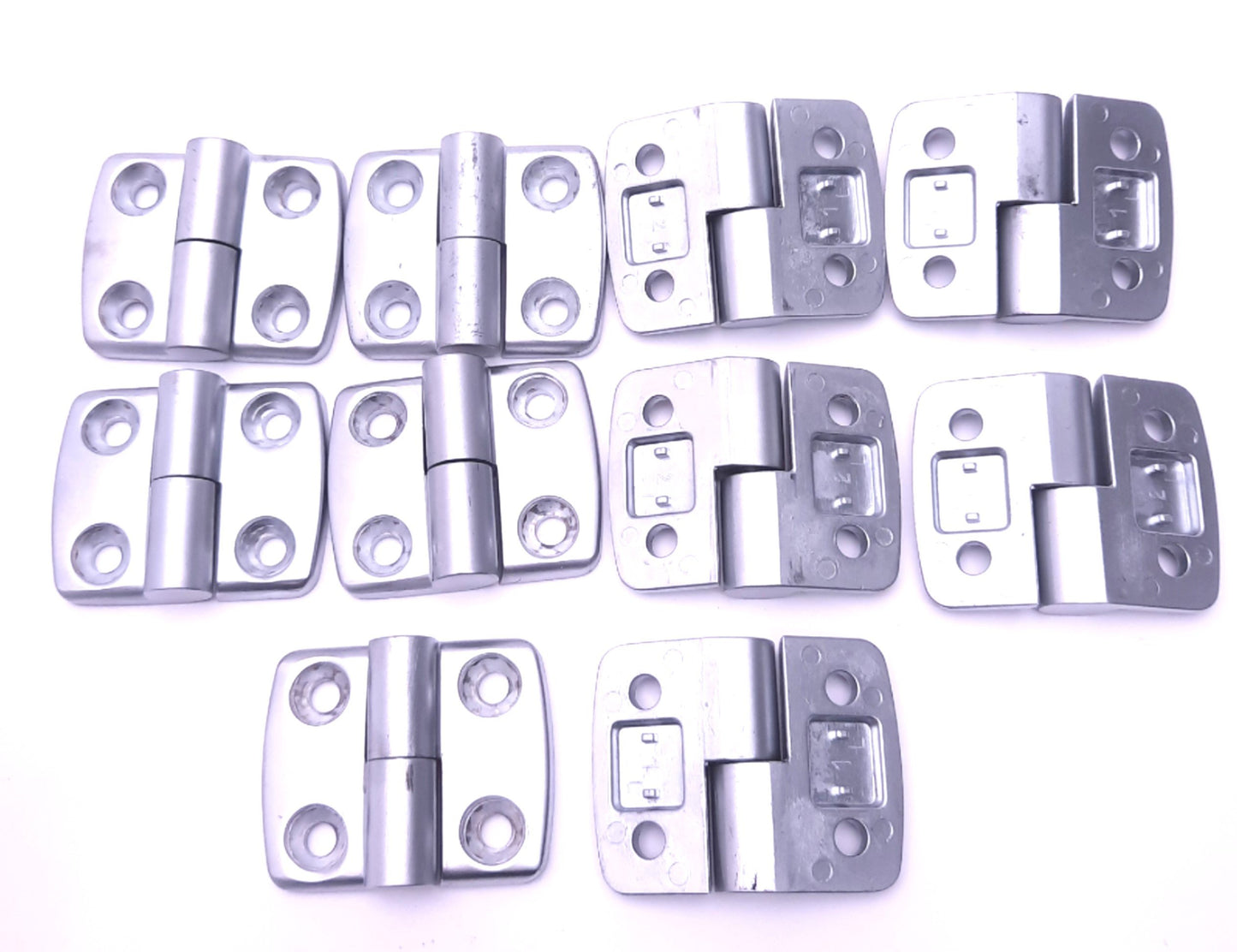 Used Lot of 10 Fath 095A3030L Aluminum Hinge 48mm Height, 59mm Width, 17.5 x 28mm