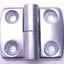 Used Lot of 10 Fath 095A3030L Aluminum Hinge 48mm Height, 59mm Width, 17.5 x 28mm