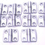 Used Lot of 10 Fath 095A3030L Aluminum Hinge 48mm Height, 59mm Width, 17.5 x 28mm