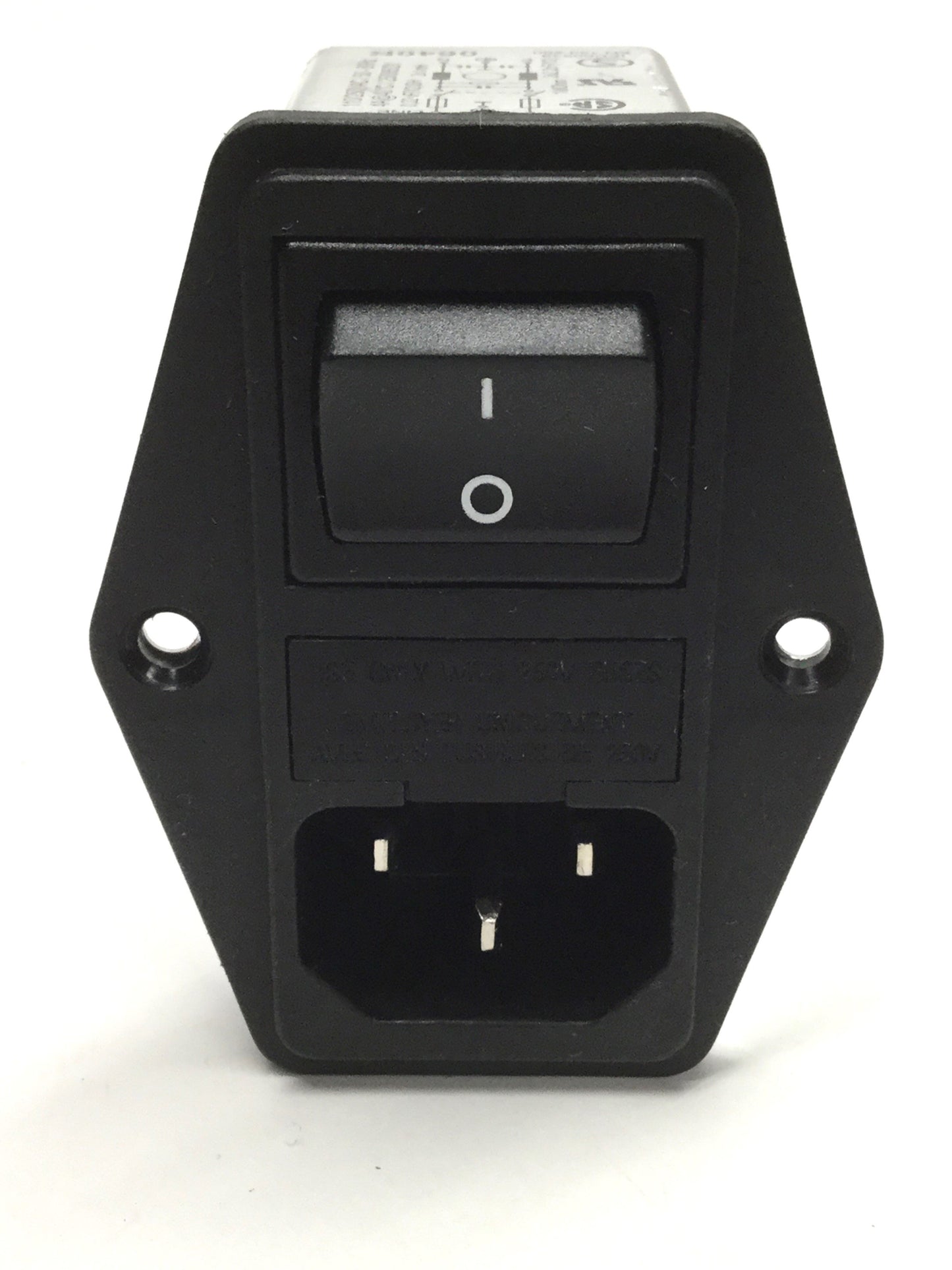 Used Schaffner FN 284-4-06 Fused Switch Power Entry Filter Module 4A 110/250VAC