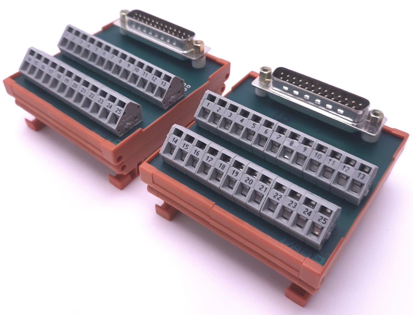 Used Lot of 2 Wago 289-547 D-Sub Module 100vAC/125vDC, 2A, 25 Pin, D-Sub to Terminal