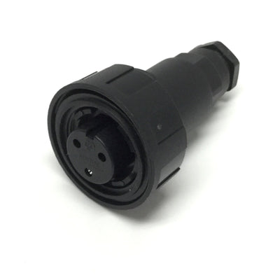 New – Open box Bulgin PX0731/S Buccaneer Flex Cable Connector Circular Socket 3-Pole, IP68, 10A