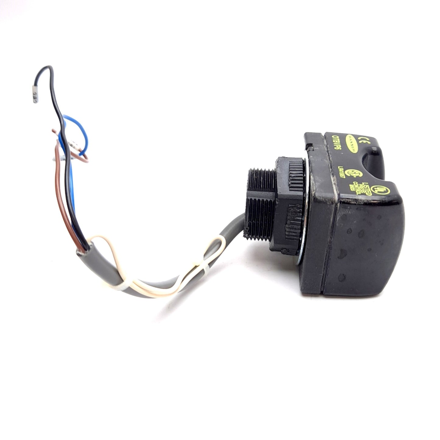 Used Banner OTBVP6 Opto-Touch Optical Button, Momentary Action SPDT PNP, 10-30VDC