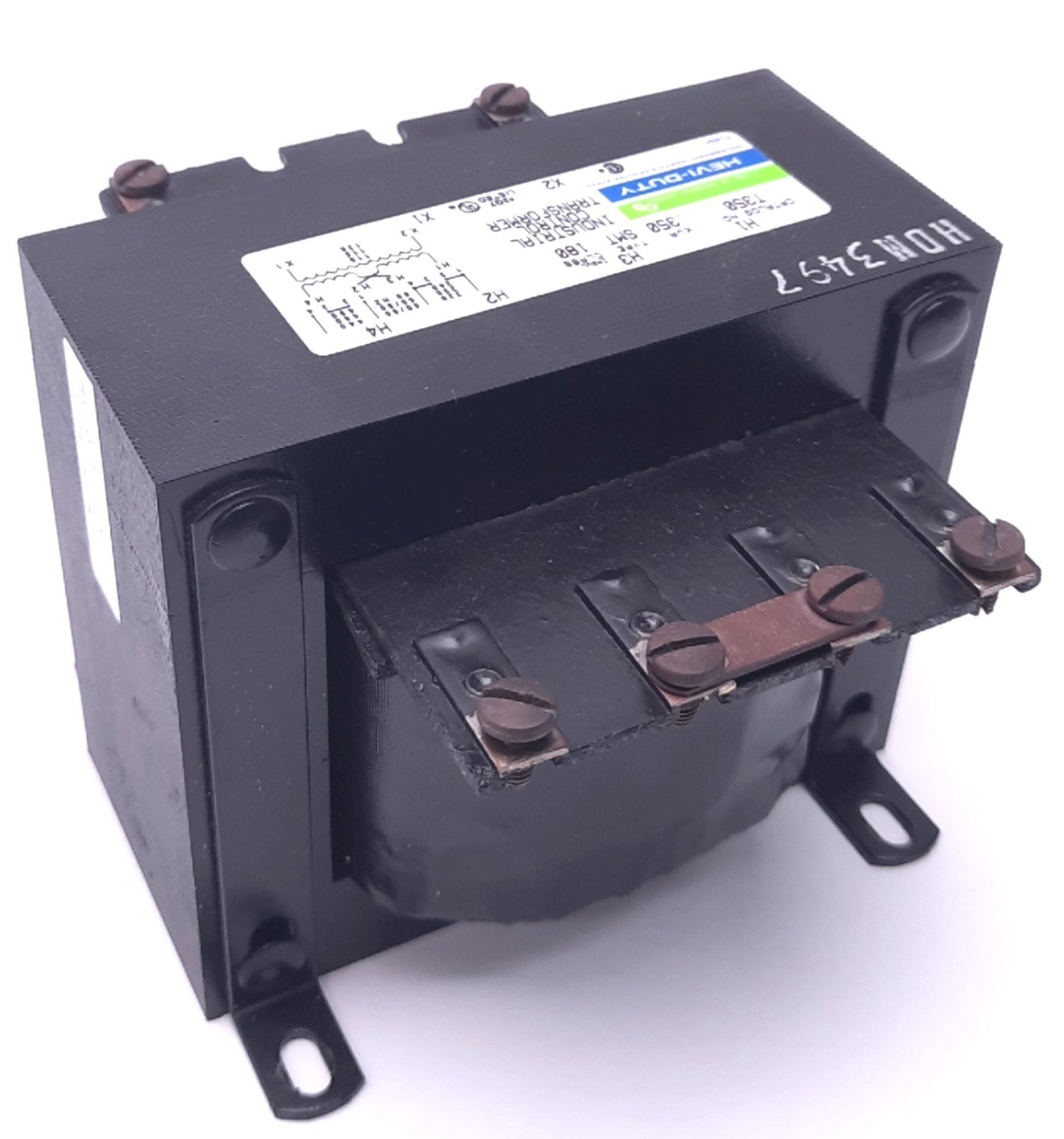 Used Hevi Duty T350 SMT Control Transformer Class 180, 350KVA, 120v AC Primary