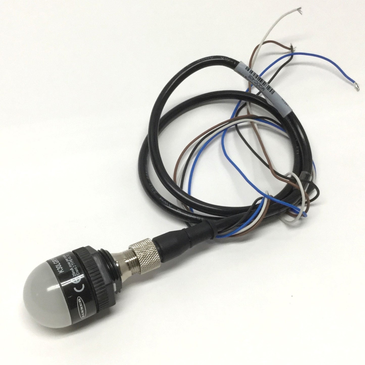 Used Banner K30LGRYPQ EZ-Light LED Indicator, 3-Color Green Red Yellow 30mm 10-30VDC