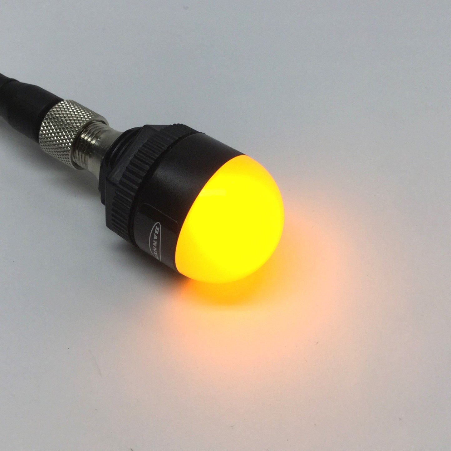 Used Banner K30LGRYPQ EZ-Light LED Indicator, 3-Color Green Red Yellow 30mm 10-30VDC