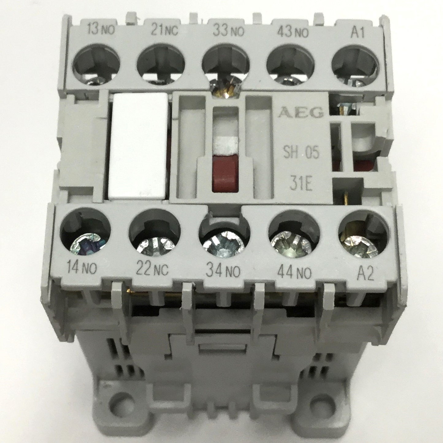 Used AEG SH05 31E Mini Contactor Relays 24VDC Coil, 4-Pole 3NO-1NC, 6A 600VAC