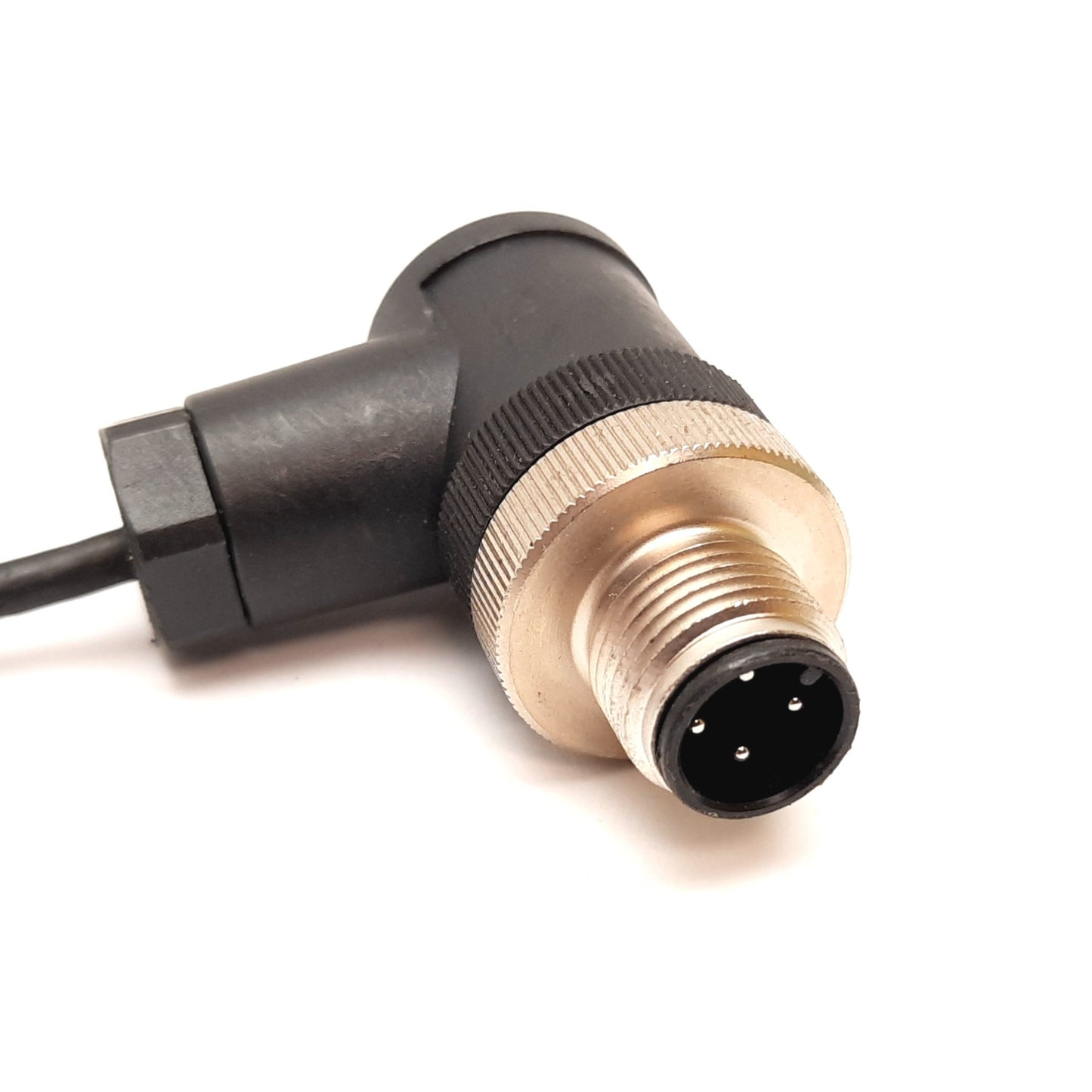 Used Banner D12SP6FPQ Fiber Optic Sensor Amplifier, 10-30VDC, PNP, 4-Pin M12 QD