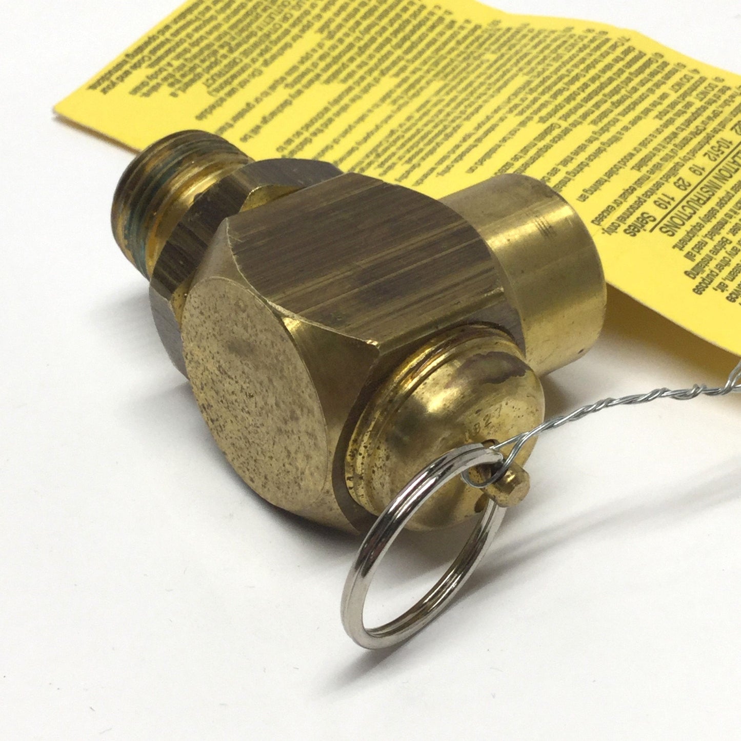 Used Apollo RVS52 10-512 Steam Safety Relief Valve, Brass, 1/2" NPT, 38psi, 275lb/hr