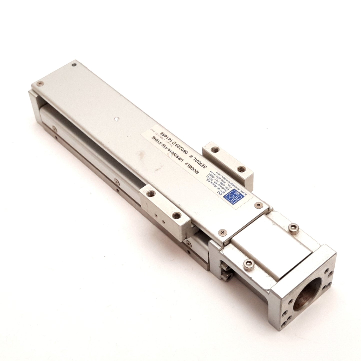 Used Danaher Motion URS2001A-150-X16HS Ballscrew Slide, Travel: 90mm, Lead: 1mm