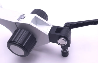 Used AmScope FR-HGA3 Stereo Microscope Focus Block, 76mm (3") Collar, 5/9" Pin