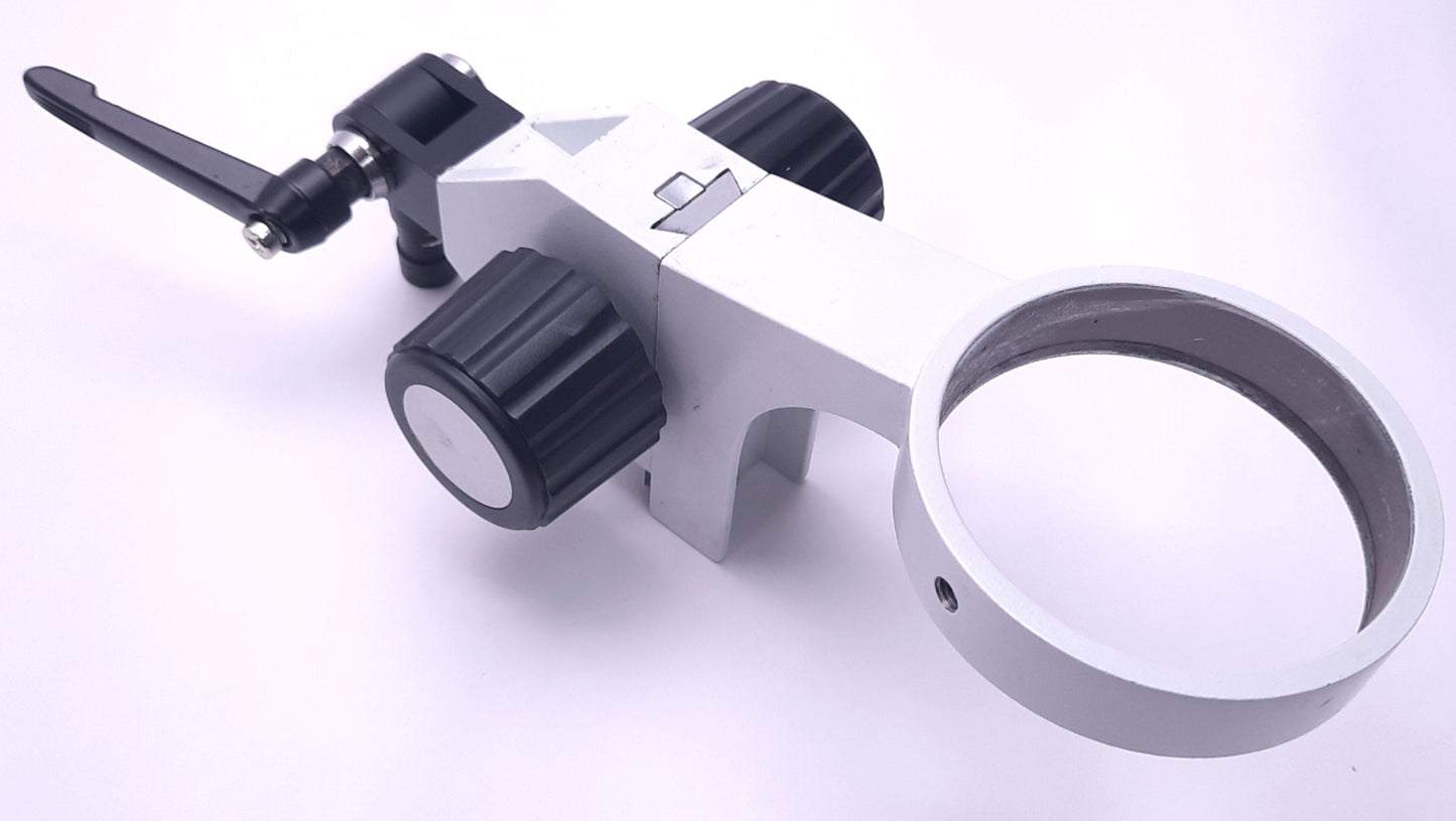 Used AmScope FR-HGA3 Stereo Microscope Focus Block, 76mm (3") Collar, 5/9" Pin