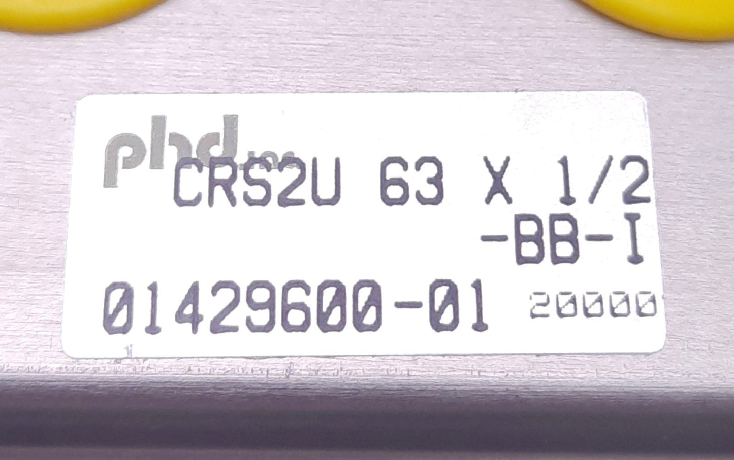 Used PHD CRS2U63x1/2-BB-I Compact Pneumatic Cylinder 63mm Bore 1/2" Stroke, w/ Magnet