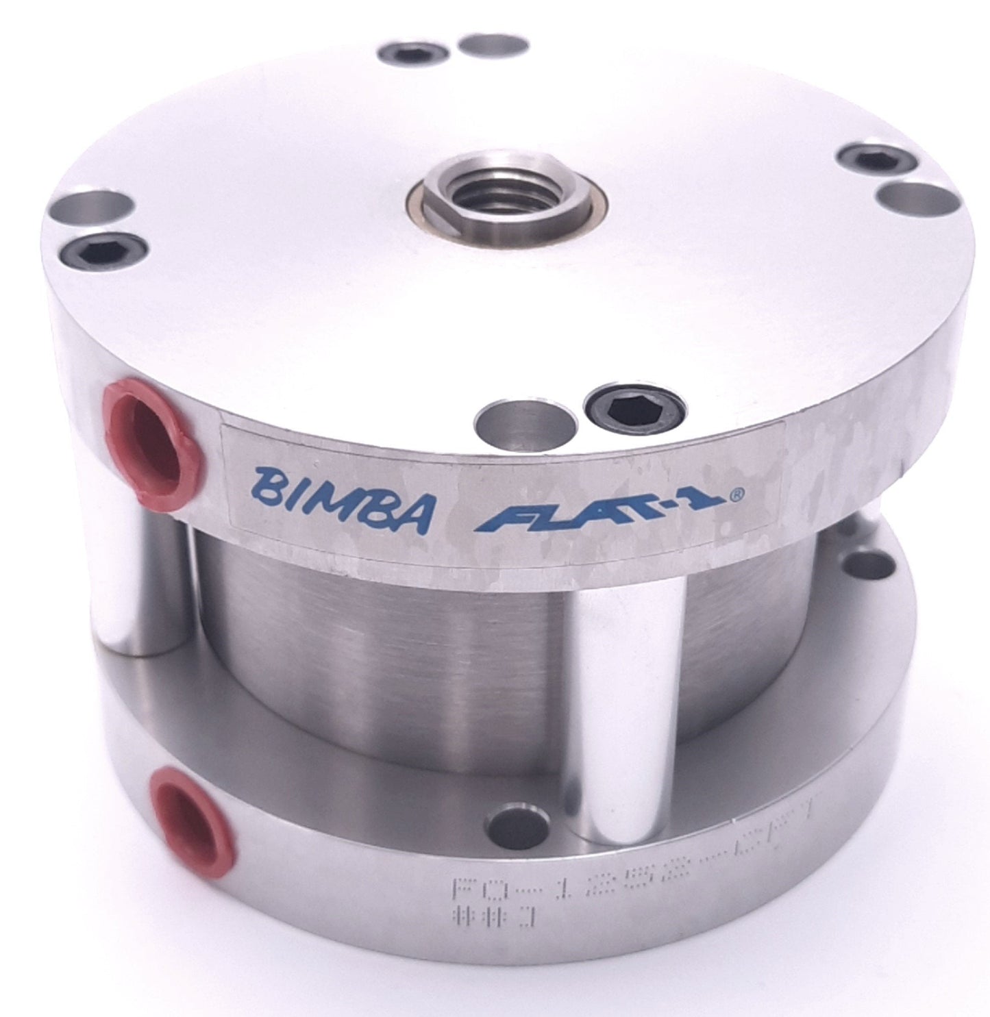 Used Bimba FO-1252-CFT Flat-1 Pancake Cylinder 4" Bore, 2" Stroke, Double-Acting