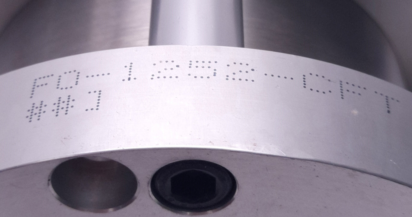 Used Bimba FO-1252-CFT Flat-1 Pancake Cylinder 4" Bore, 2" Stroke, Double-Acting