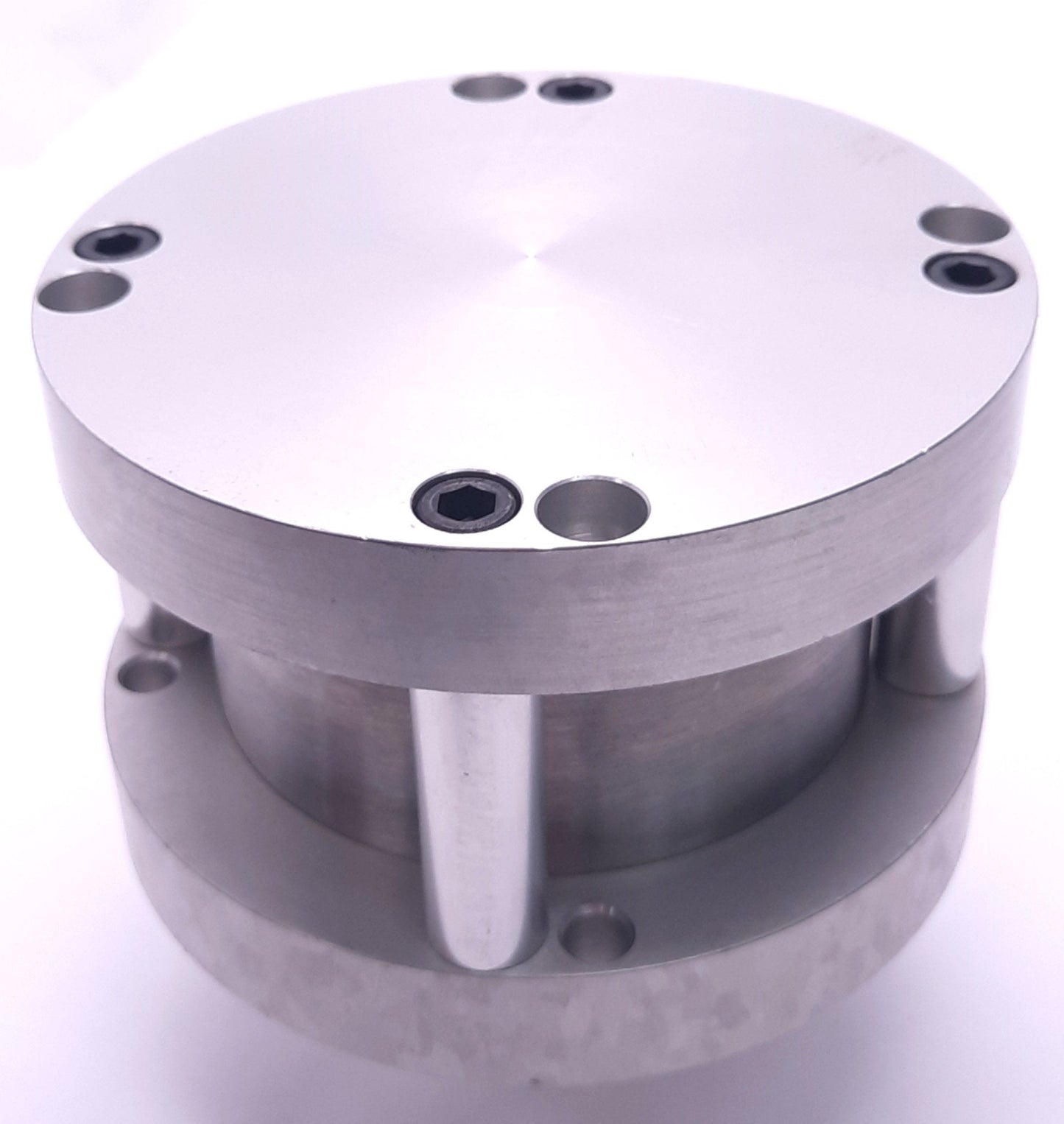 Used Bimba FO-1252-CFT Flat-1 Pancake Cylinder 4" Bore, 2" Stroke, Double-Acting