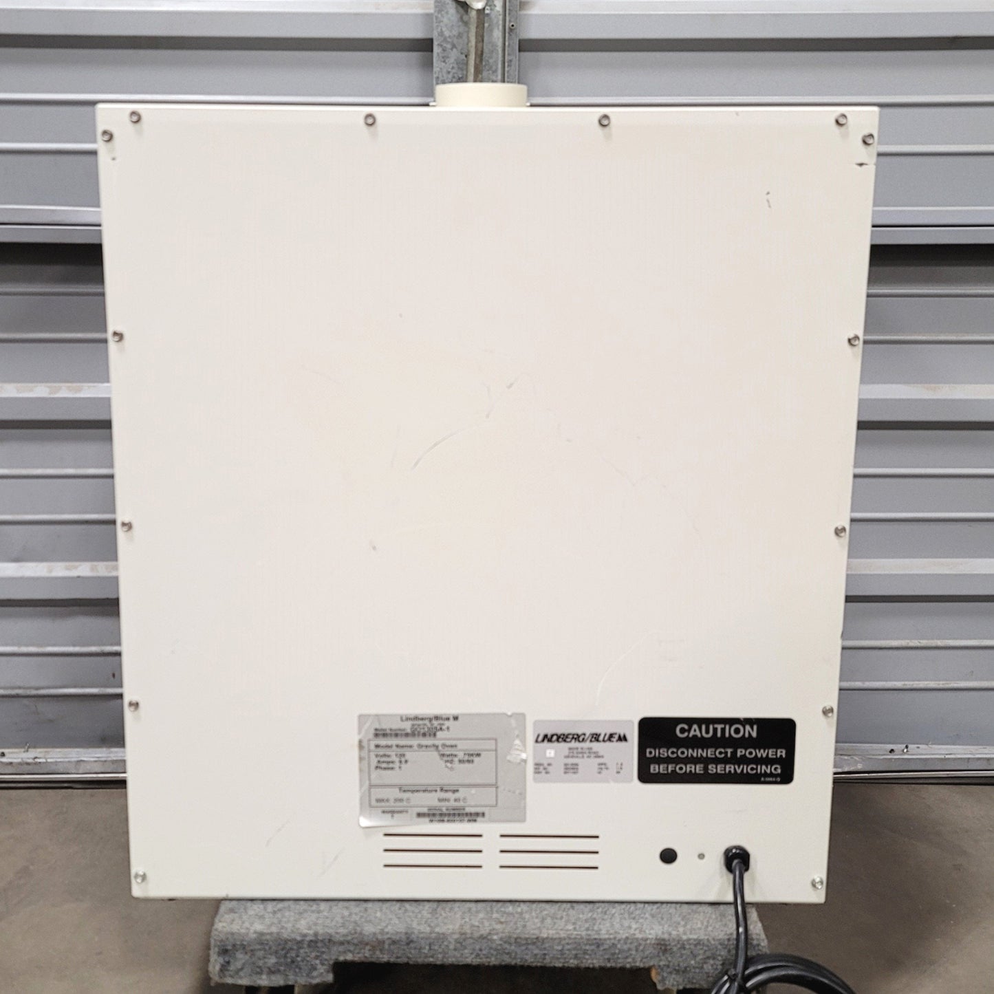 Used Lindberg Blue M G01305A Gravity Convection Oven, 40°C To 220°C, 2Cu Ft, 120VAC