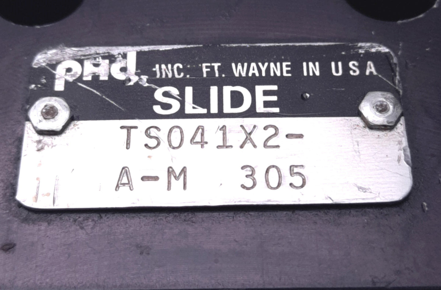 Used PHD TS041X2-A-M Power Slide w/o Cylinder , 2" Stroke, Travel Adjustment, 150 Psi