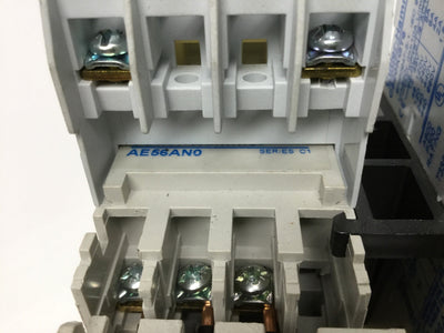 Used Cutler Hammer AE56AN0AC IEC Reversing Motor Starter Contactor 7A 110/120VAC Coil