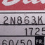 Used Dayton 2N863K Cont Duty AC Motor 1/4 HP, D56, 1425/1725RPM, 208-220/440V