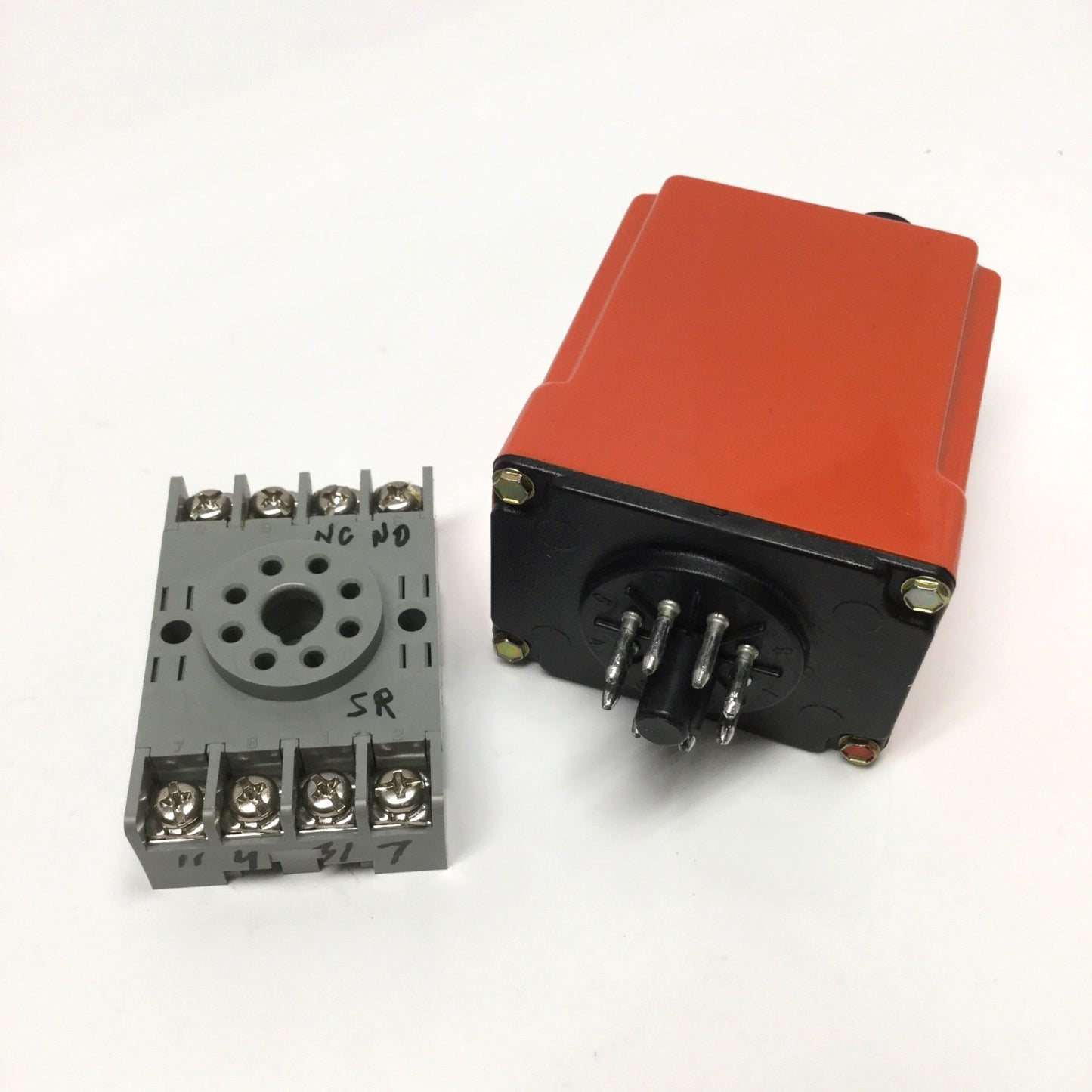 Used NCC S1K-180-461 Solid State Interval Timer Relay 1.8-180sec, 120VAC, 10A, DPDT