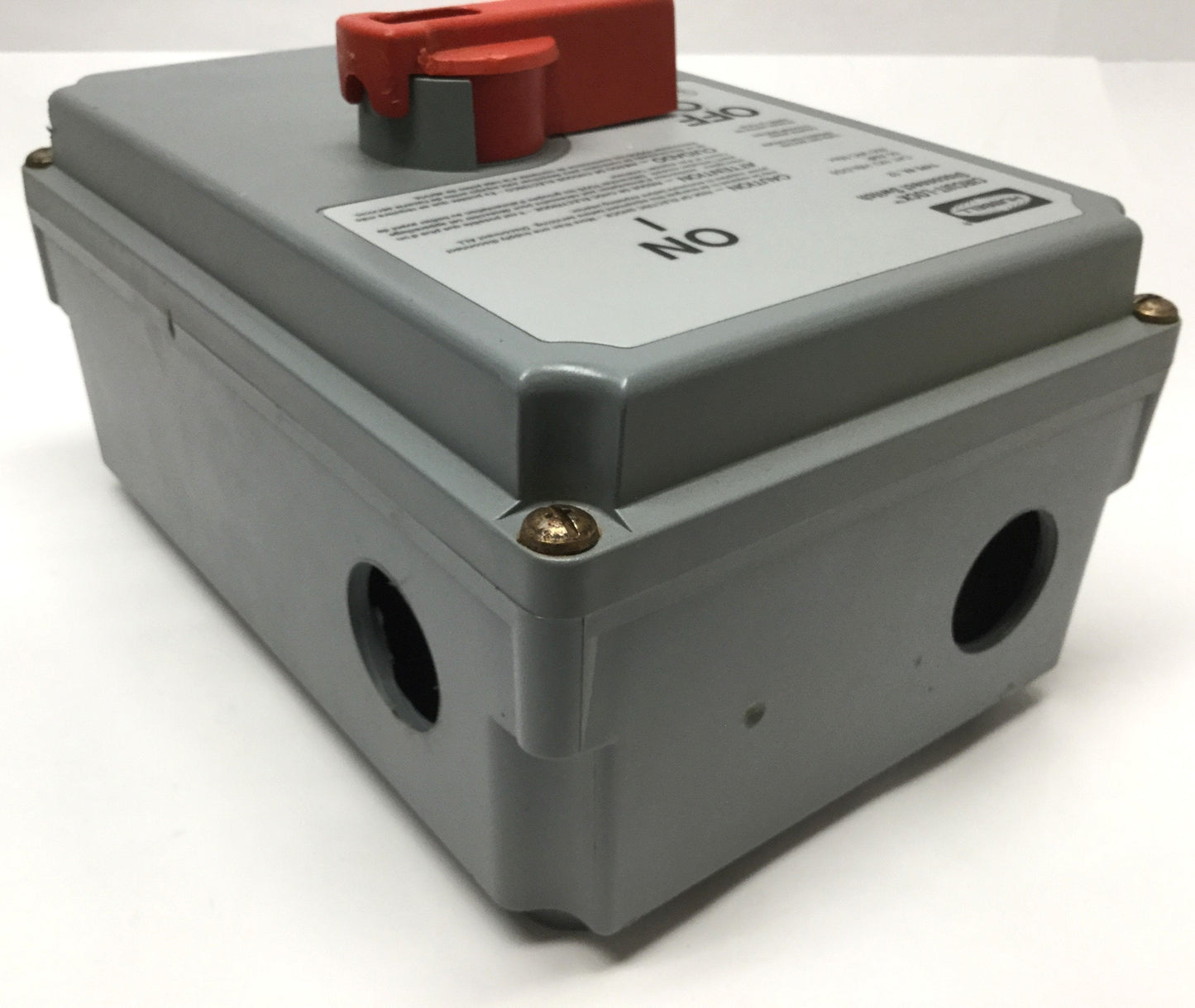 Used Hubbell HBLDS6 Circuit-Lock Disconnect 3-Pole 600VAC *Switch Replaced w/KG80*