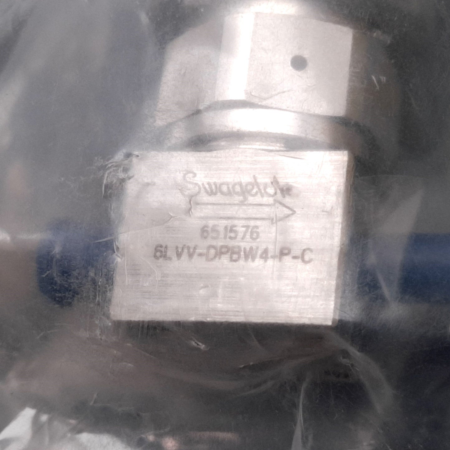 New Swagelok 6LVV-DPBW4-P-C Diaphragm Valve, NC Actuator, 1/4" Tube Butt Weld