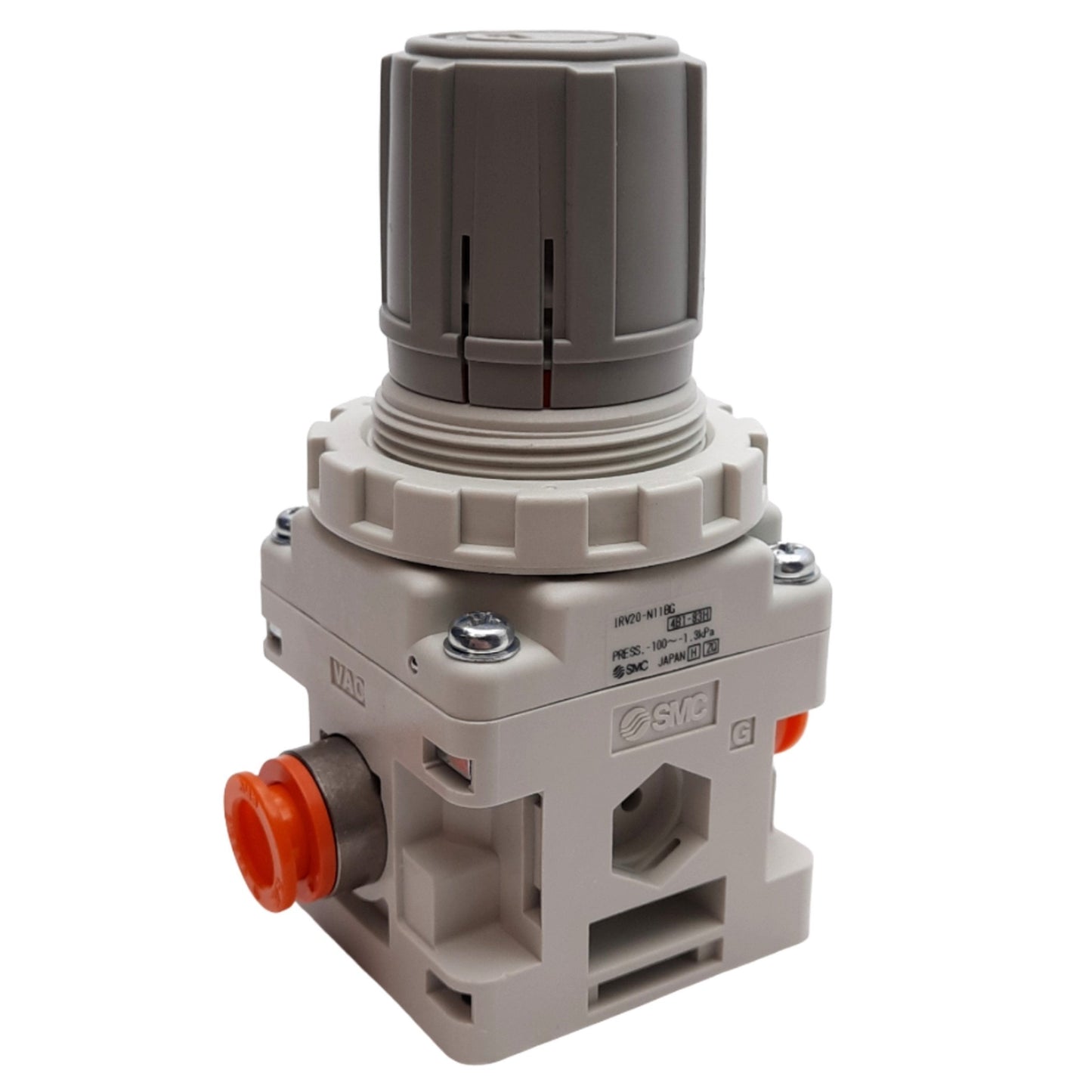 New SMC IRV20-N11BG Vacuum Pressure Regulator -100~-1.3kPa, 3/8" One-Touch Fittings