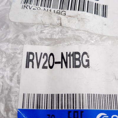 New SMC IRV20-N11BG Vacuum Pressure Regulator -100~-1.3kPa, 3/8" One-Touch Fittings
