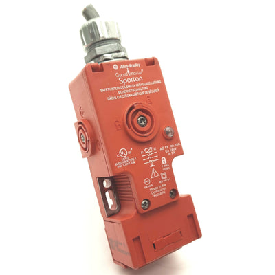 Used Allen Bradley 440G-S36044 Door Interlock Switch 2x NC 1x NO 1200N 24VAC/DC