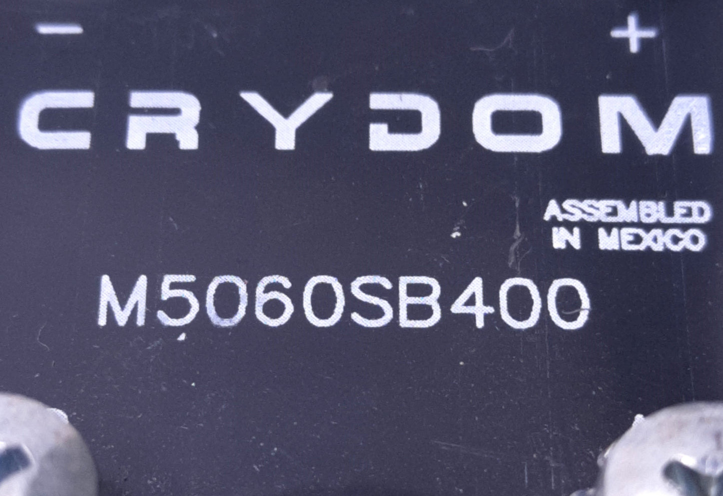 Used Sensata Crydom M5060SB400 Diode Power Module 60A load, SB Circuit, 120v AC Line