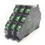 Used Lot Of 3 Murr Elektronik 66521012 MIRO 12.4 24VDC-2U Din Rail Output Relays