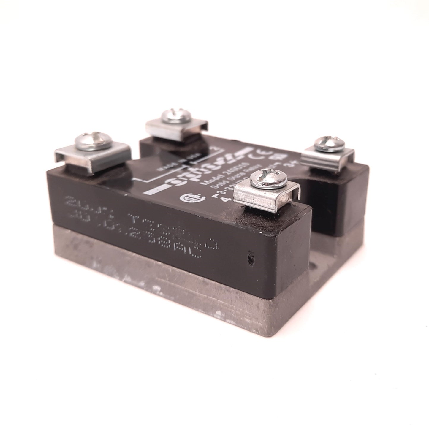 Used Lot of 3 Opto 22 240D10 Solid State Relay 240VAC, 32VDC, SPST NO, 10A