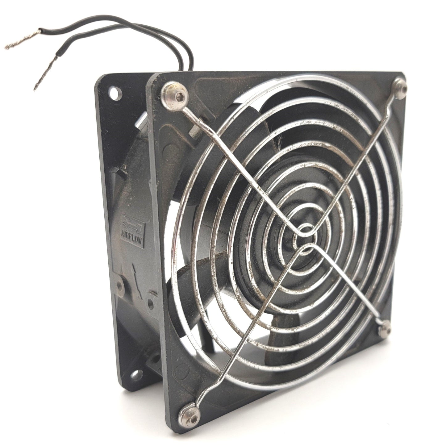 Used Hoffman A-4AXFN Axial Fan, 115VAC 60Hz 0.18A, 100CFM, 117mm x 117mm x 44mm