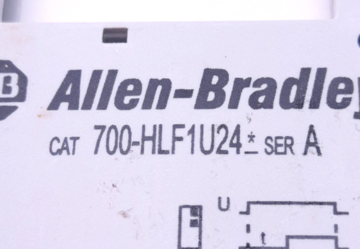 Used Lot of 2 Allen Bradley 700-HLF1U24 Control Timer Terminal Block, No Relay