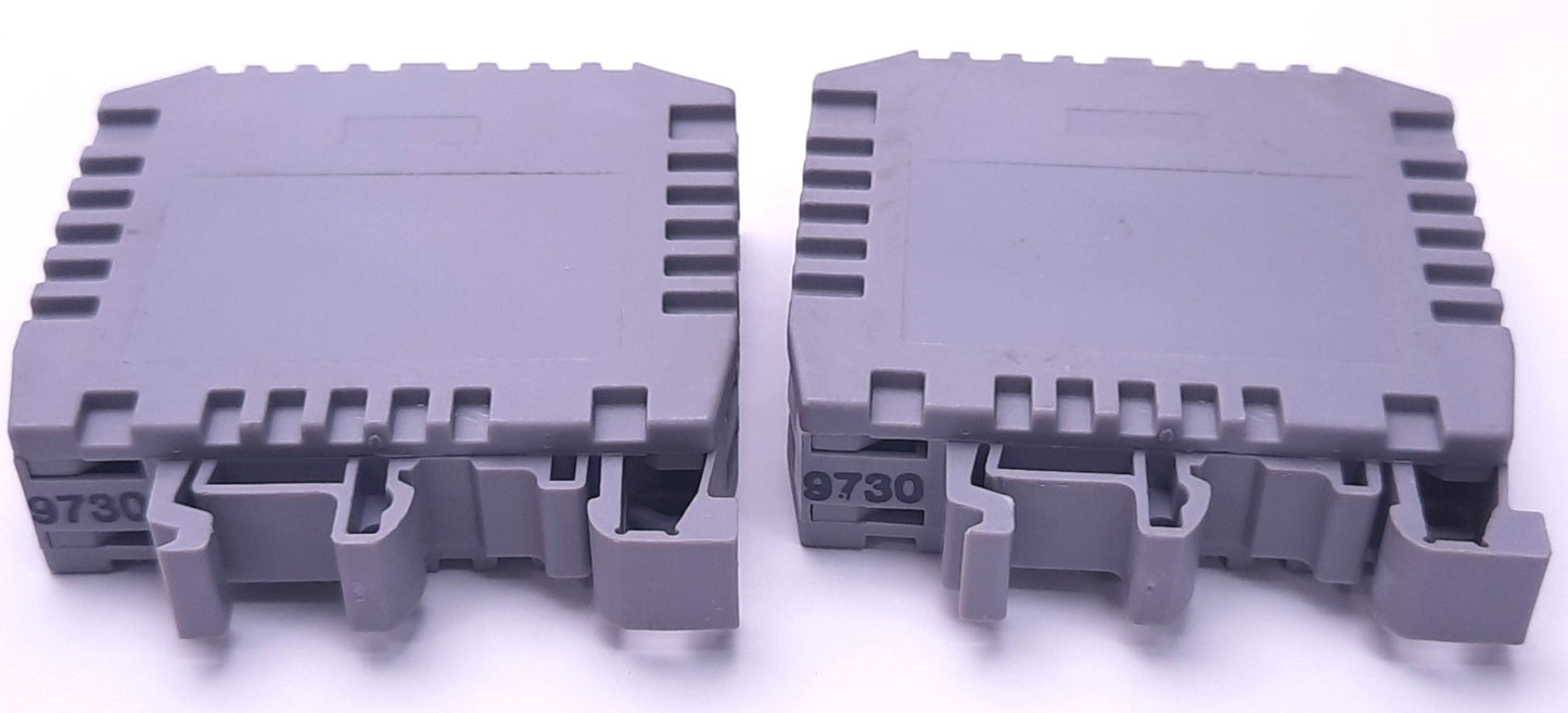 Used Lot of 2 Continental RDIN-DC-603-000 Solid State Relay 32v DC Input, 24-280v Out