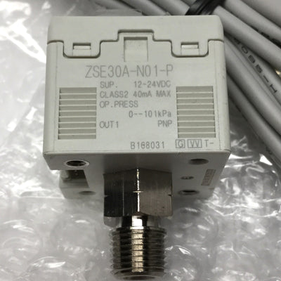 New Other SMC ZSE30A-N01-P Digital Vacuum Pressure Switch, 12-24VDC, 0 to -101kPa, PNP