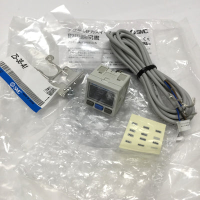 New Other SMC ZSE30A-N01-P Digital Vacuum Pressure Switch, 12-24VDC, 0 to -101kPa, PNP