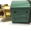 Used ASCO 8262H262 Red Hat II Solenoid 2-Way N.O. Brass Shutoff Valve 1/4" NPT, 24VDC