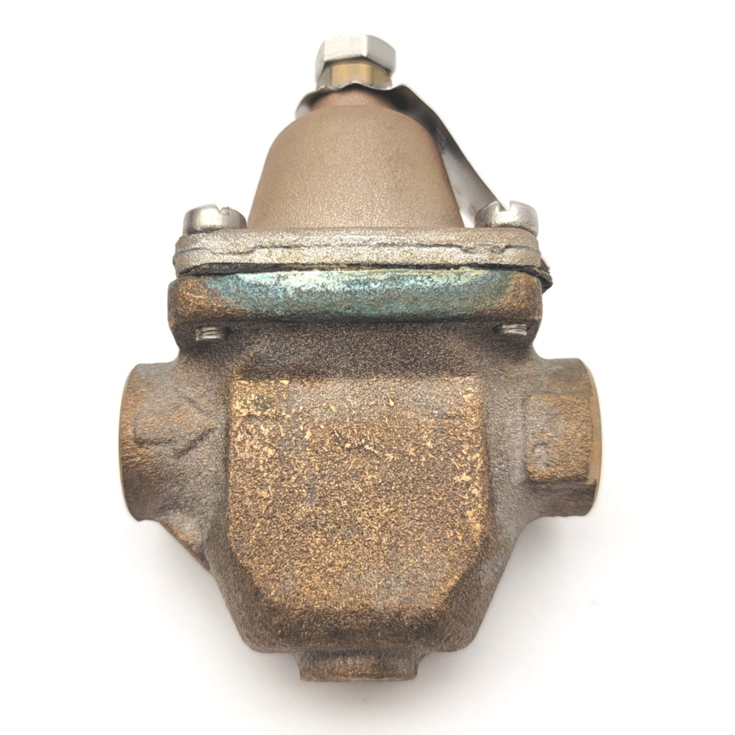 Used Watts 0121224 LF123LP Water Pressure Reducing Valve 1/2"NPT 10-30psi, 200psi Max