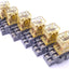 Used Lot of 6 Idec RH2B-U Ice Cube Relays 24v DC 10A w/ Various 300v 10A Socket