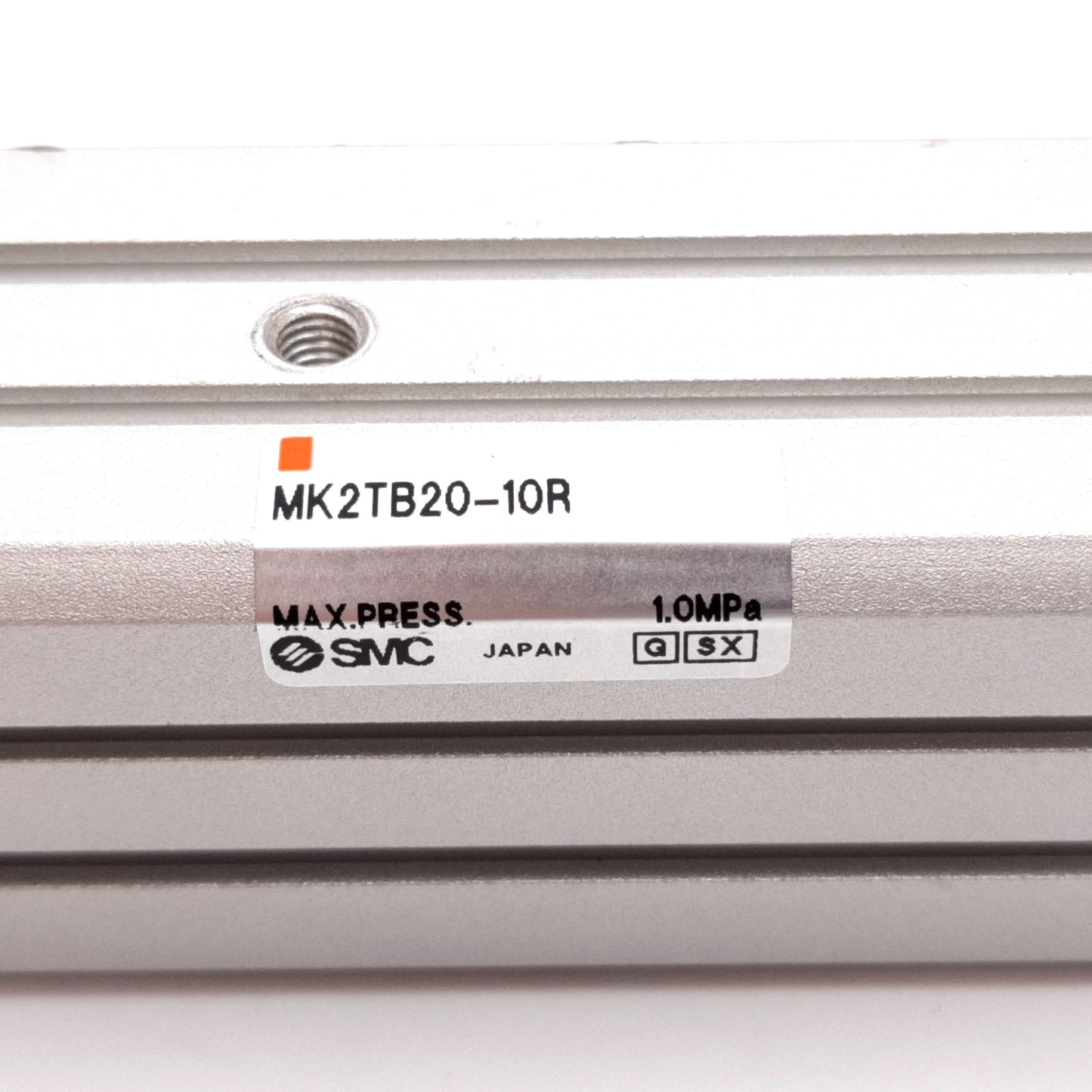 Used SMC MK2TB20-10R Rotary Clamp Cylinder, Bore: 20mm, Stroke: 10mm, Clockwise