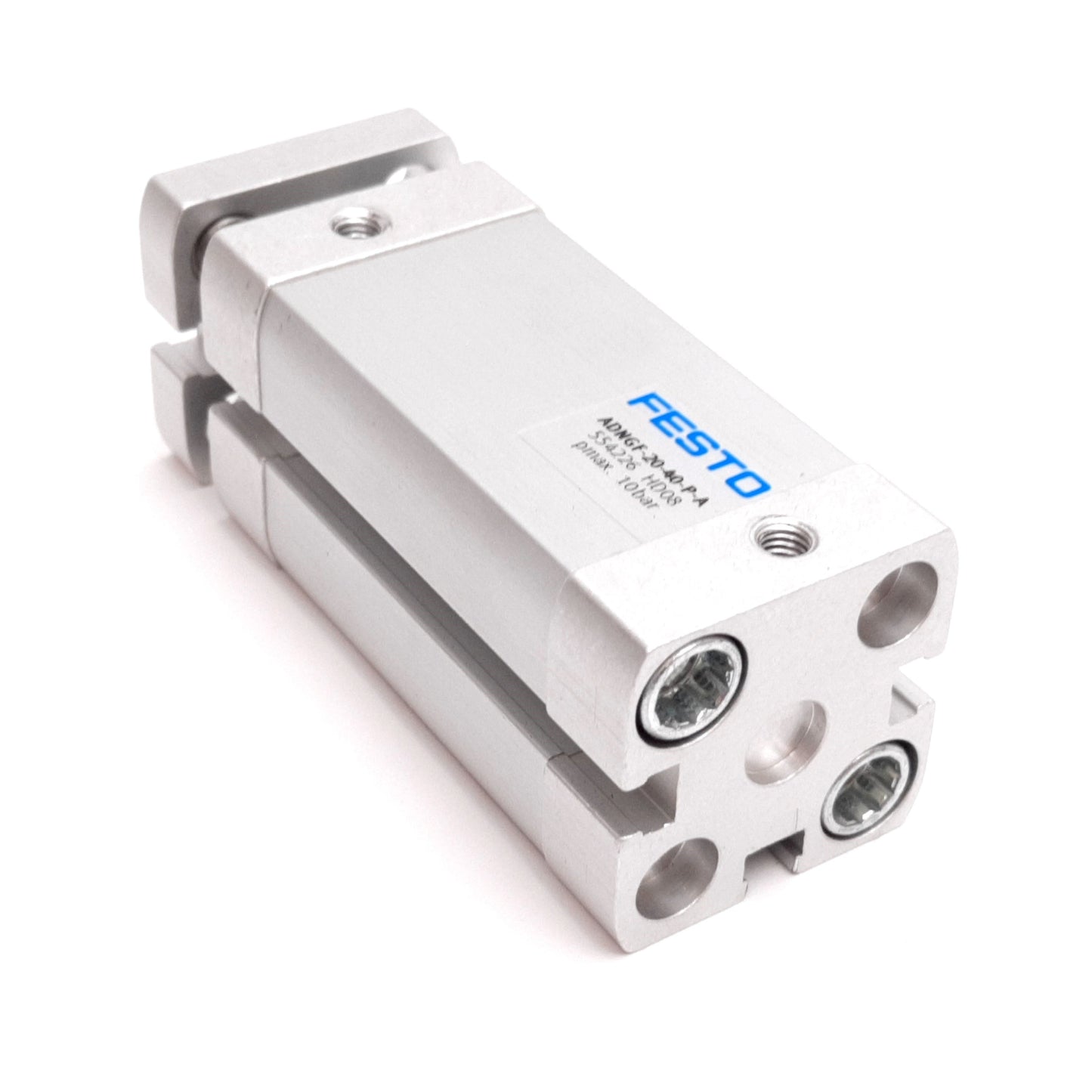 Used Festo ADNGF-20-40-P-A Compact Cylinder, Bore: 20mm, Stroke: 40mm, M5x0.8