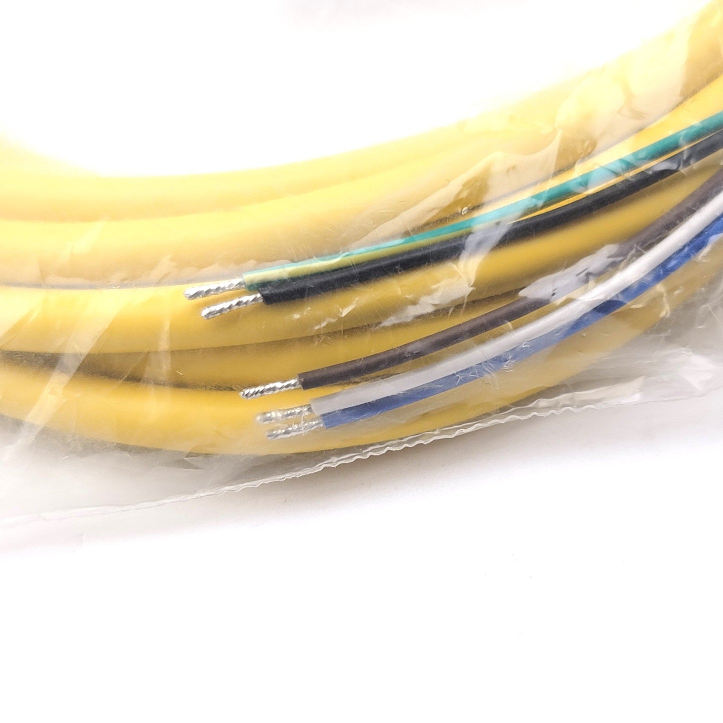 New Cognex IVSL-5PM12-5 External Light Power Cable, M12 5-Pin To Flying Leads, 5m