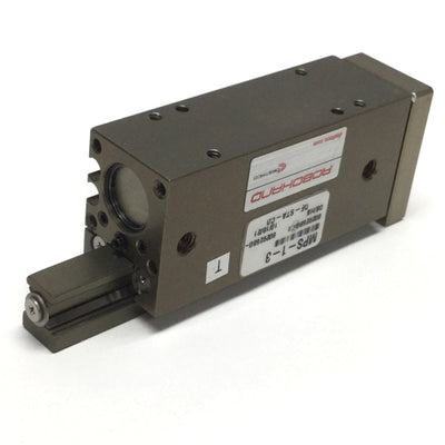 Used Robohand MPS-1-3 Mini Dual-V Roller Bearing Rail Thruster Slide 1.5" Stroke