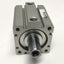 Used SMC NCDQ8A150-075 Pneumatic Compact Cylinder 1.5" Bore, 0.75" Stroke, 1/8" NPT