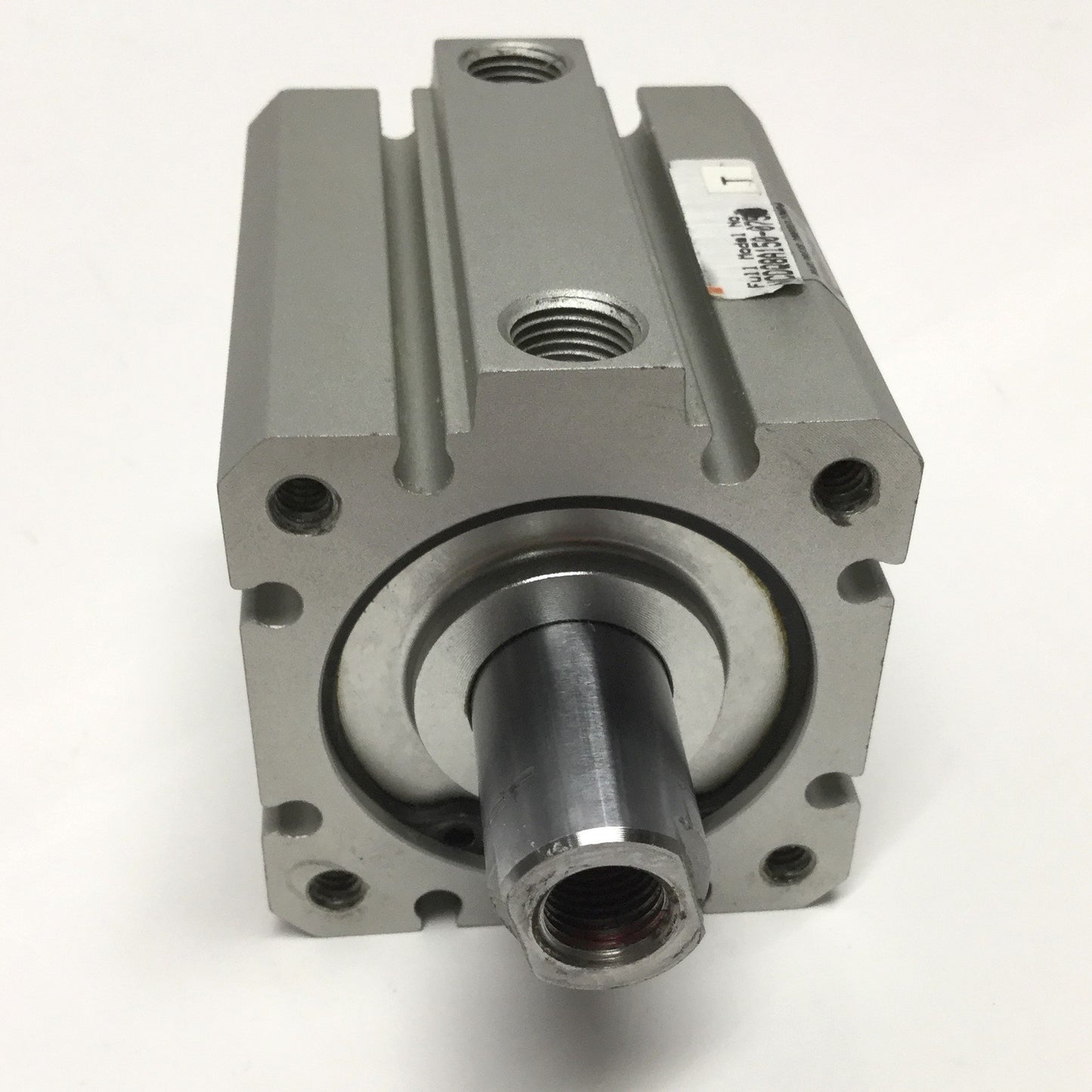 Used SMC NCDQ8A150-075 Pneumatic Compact Cylinder 1.5" Bore, 0.75" Stroke, 1/8" NPT