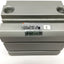 Used SMC NCDQ8A150-075 Pneumatic Compact Cylinder 1.5" Bore, 0.75" Stroke, 1/8" NPT