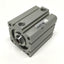 Used SMC NCDQ8A150-075 Pneumatic Compact Cylinder 1.5" Bore, 0.75" Stroke, 1/8" NPT